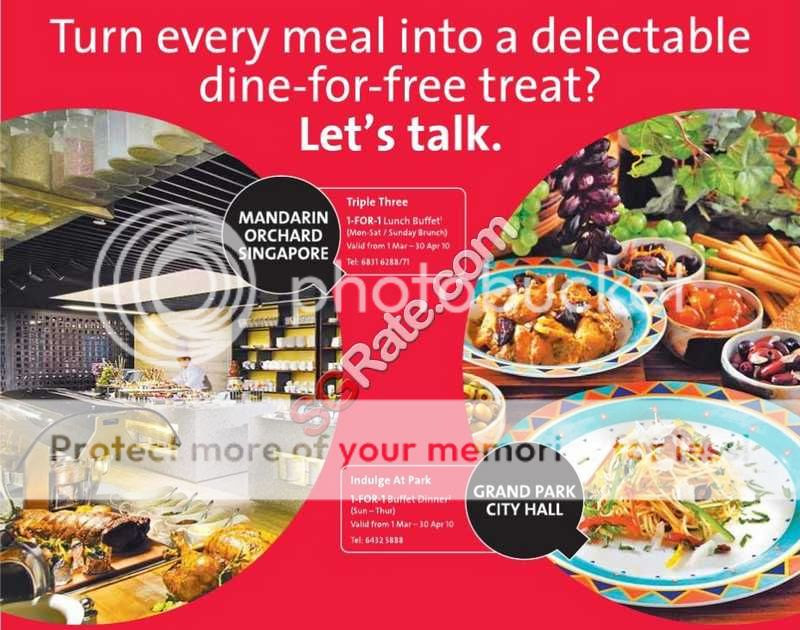 1-for-1 Buffet with OCBC Credit Cards - Promotion - SGRate Forum