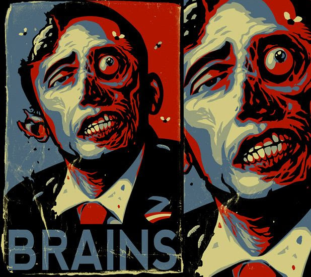 'Zombama' t-shirt returns to TeeFury