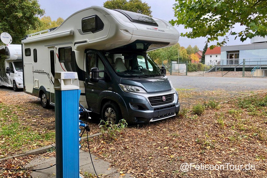 Stellplatz Schwimmhalle Einbeck - Felice on Tour