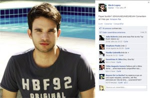 Ricck Lopes, em foto divulgada em seu perfil no Facebook (Foto: Reprodução)