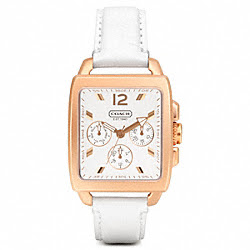 BOYFRIEND SQUARE ROSEGOLD STRAP - COACH w1009 - 13487