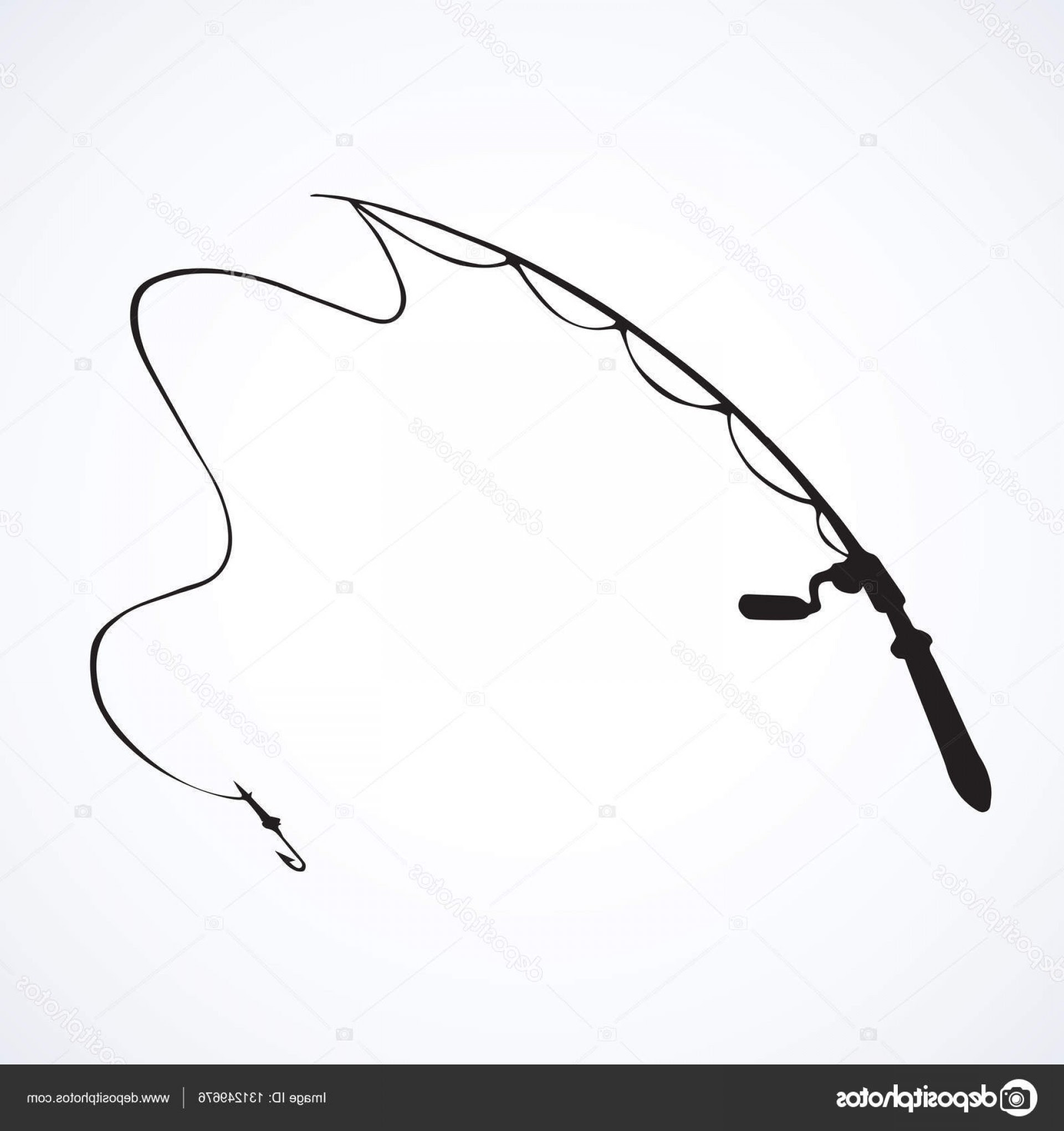 Download Fishing Pole Vector At Getdrawings Free Download