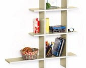 Trista - [Brief & Elegance-A] Leather Cross Type Shelf / Bookshelf / Floating Shelf (5 pcs) TRI-WS243-CRO-A - ElsaTrista