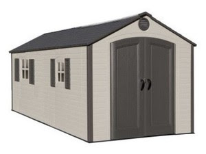Lifetime Premium Quality 8x12.5 Heavy Duty Plastic Shed 