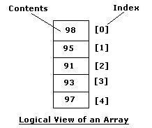 java array logical view