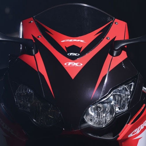 Honda CBR EV R Windscreen Decal Graphics by Factory Effex