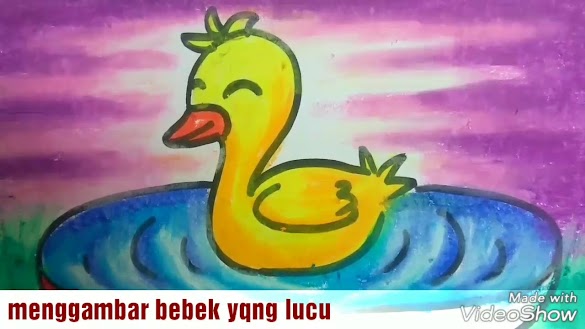 Mewarnai Bebek Yang Bagus