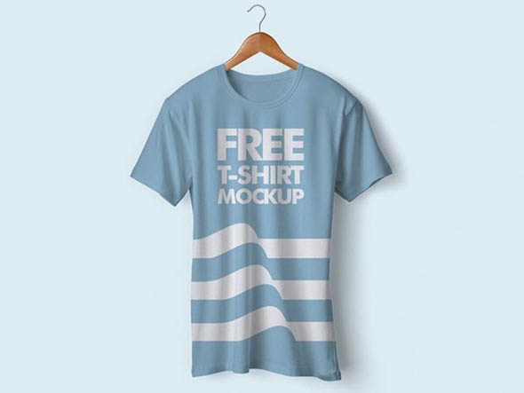 7 Hanging T-Shirt Mockup
