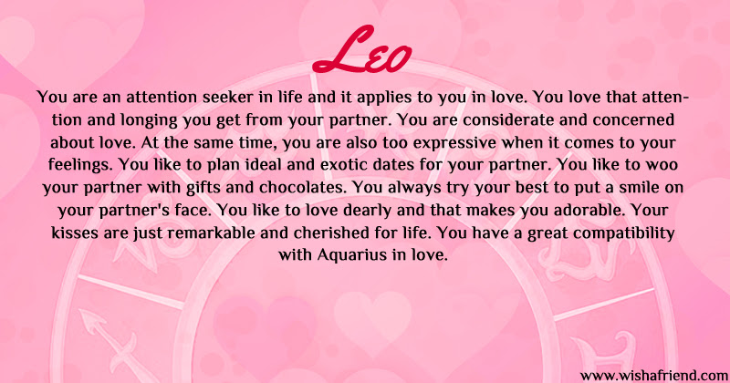 What does your Zodiac Sign say about your Love Life? - Leo