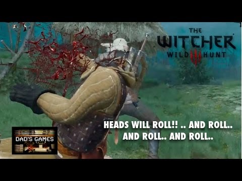 Newest Witcher 3 Rolling Heads Plus Flying Enemies Dad s Games, Video Witcher 3 Enemies most update!