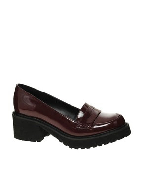 Image 1 of ASOS STRIDER Heeled Loafers