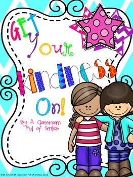 Get Your Kindess On. Kindess Packet and Craftivity