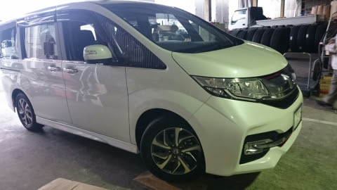 新型ステップワゴン ホーン取り付け Y F C