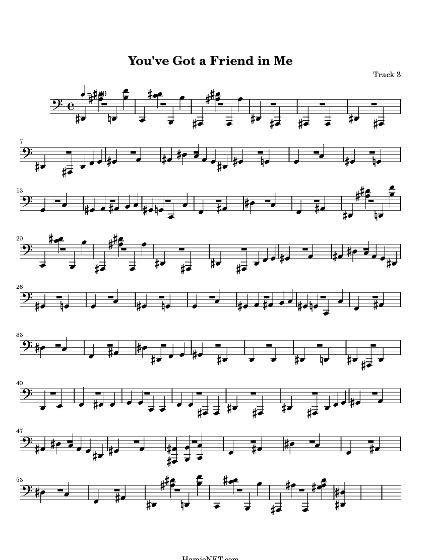 You Ve Got A Friend In Me Sheet Music You Ve Got A Friend In Me Score Hamienet Com