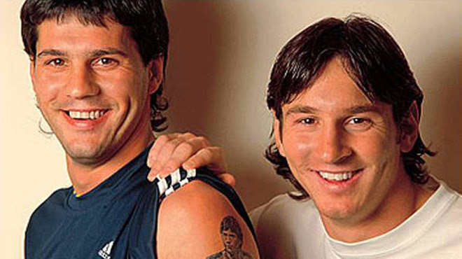 Matías y Lionel, en una imagen de archivo.