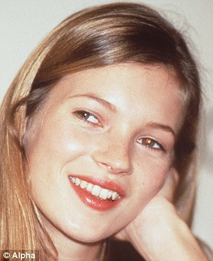 Moss at a Calvin Klein underwear promotion in 1994