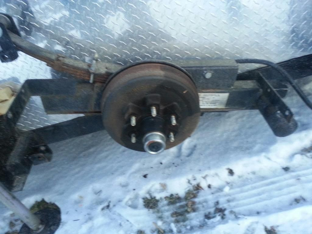 Building a drop axle fish house