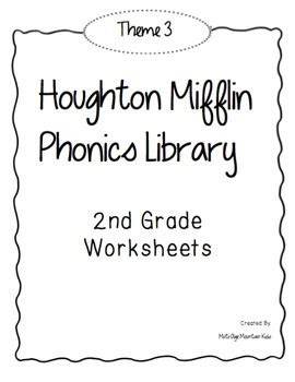 Skip counting, addition, subtraction, place value, multiplication, division, fractions, . houghton mifflin phonics library 2nd grade theme 3 worksheets