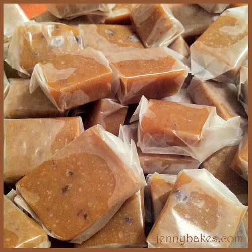 Wrapped caramels