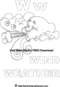 Weather Coloring Pages