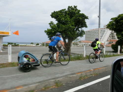 国道５８号線 自転車
