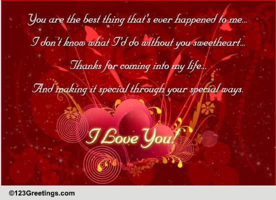 Thank You For Your Love Cards, Free Thank You For Your 
