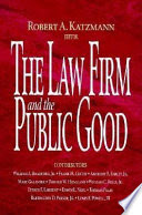 The Law Firm and the Public Good