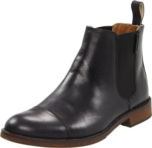 Tommy Hilfiger Men's Saber Pull-On Boot,Black,11.5 M US