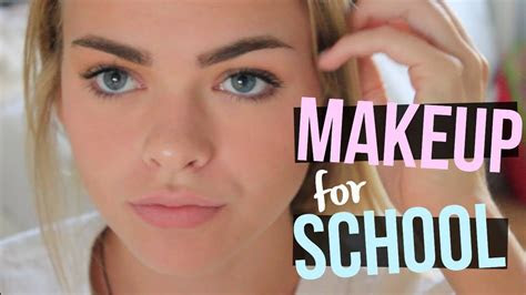 high school makeup tutorial everyday makeup routine