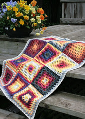 Granny Square Baby Blanket.
