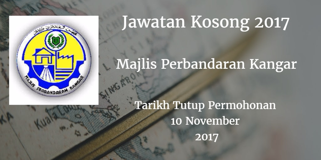 Jawatan Kosong MPKangar 10 November 2017
