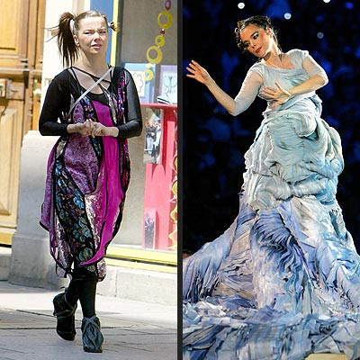 bjork on red carpet
