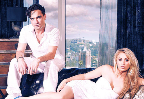Johnny Galecki and Kaley Cuoco