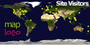 Locations of Site Visitors