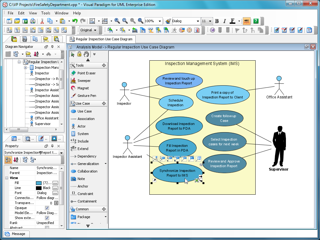 activity system shopping diagram Visual for Standard full Paradigm UML 15.1 Edition B