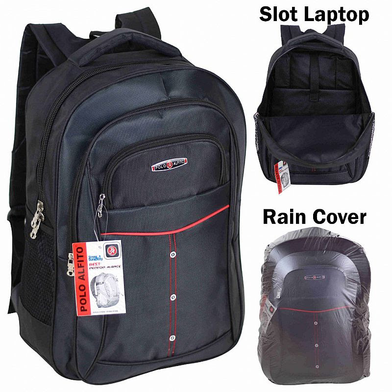 Tas Ransel TAS RANSEL ALFITO KANCING HITAM BACK PACK Tas Ransel TAS RANSEL ALFITO KANCING HITAM BACK PACK