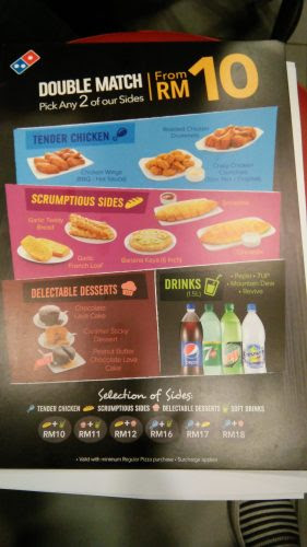 Domino's Pizza Double Match - Double The Choice, Double 