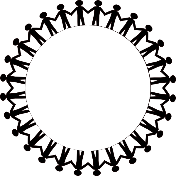 Download Circle Holding Hands Clip Art at Clker.com - vector clip ...