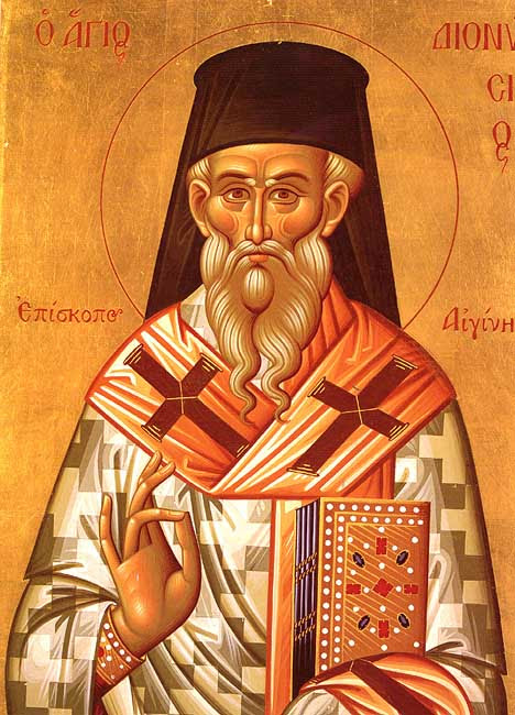 ST. DIONYSIUS, bishop of Aegina