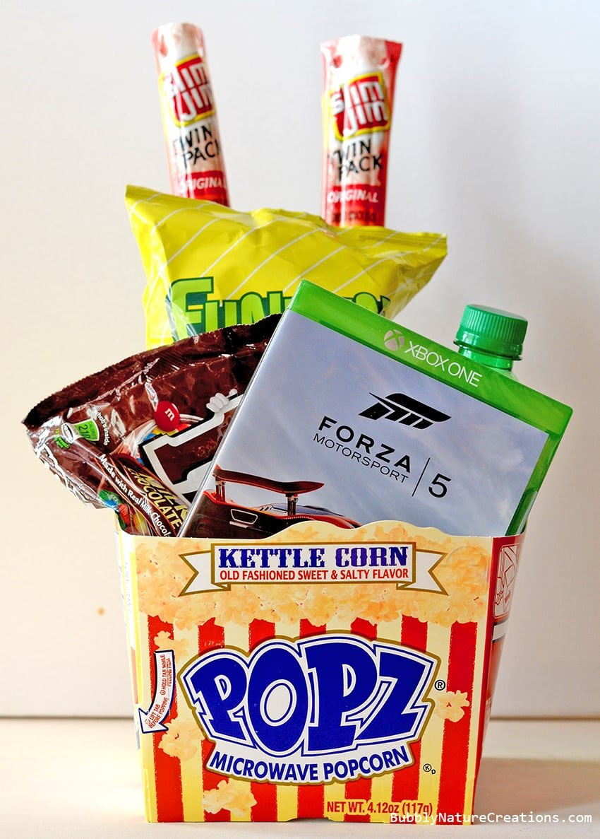 Snacks and Video Games Gift Basket!   #shop