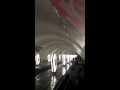 Видео Long escalator ride in Kiev