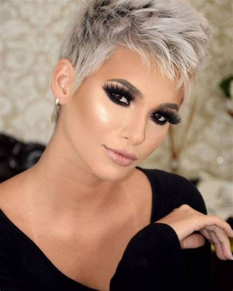coupe tres courte femme  coiffure simple  facile