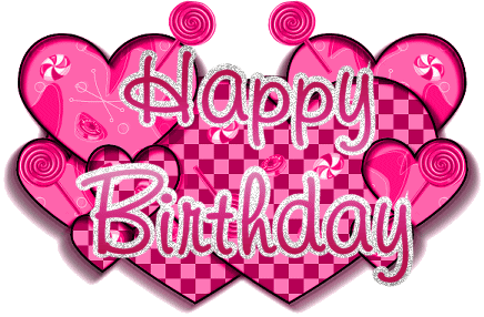 Happy Birthday Glitter Clip Art