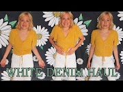 Newest FINDING THE PERFECT WHITE JEANS TRY ON HAUL , most popullar!