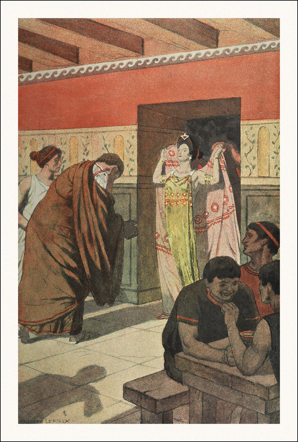 L'orgie latine, Auguste Leroux