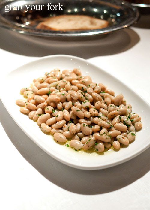 Cannellini beans at Buon Ricordo, Paddington