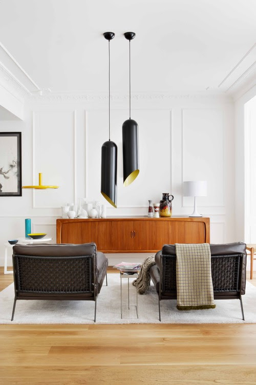 Spanish apartment contemporary living room