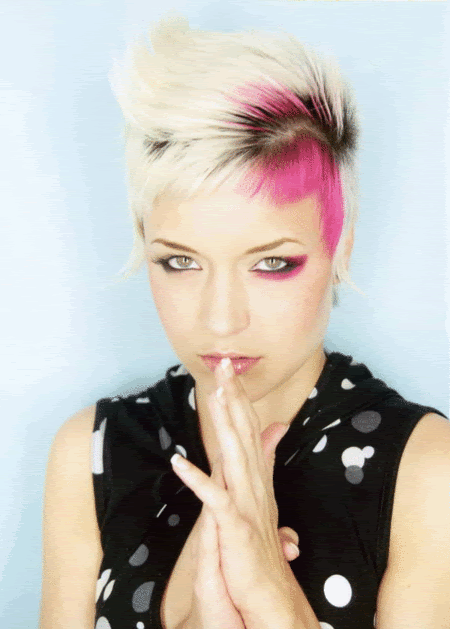 Short Emo Female  Hairstyle