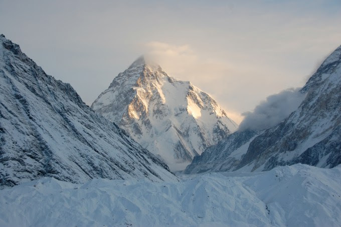 snow mountain peak