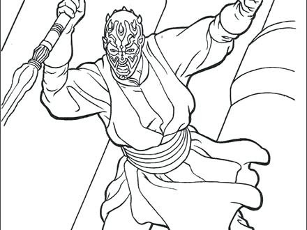 Download Star Wars Coloring Pages Darth Maul at GetColorings.com ...